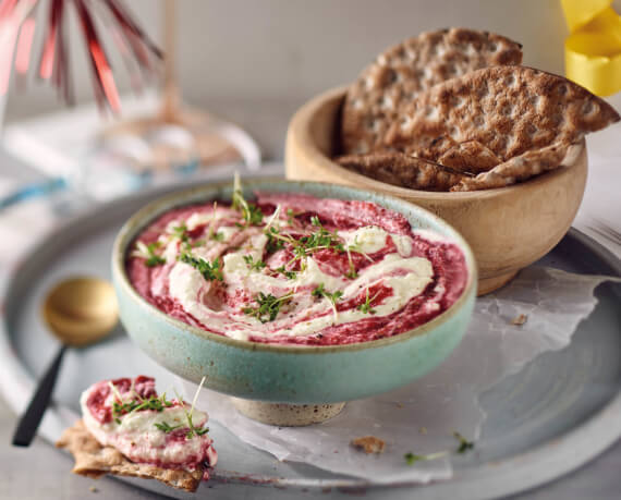 Rote-Bete-Meerrretich-Dip - Rezept | LIDL Kochen