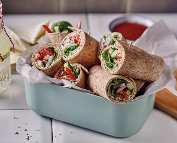 Vegetarische Wraps