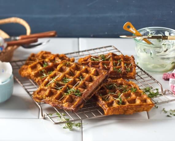 Paleo-Süßkartoffelwaffeln