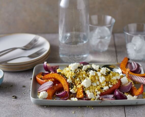 Couscous-Salat mit Kürbis