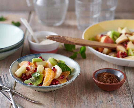 Winterlicher Obstsalat