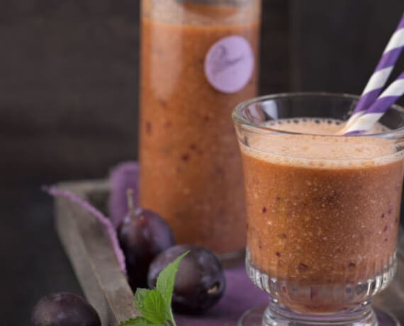 Pflaumen-Birnen-Smoothie