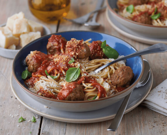 Meatballs mit Tomatensauce