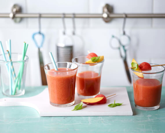 Melonen-Basilikum-Smoothie für 4 Personen von lidl-kochen.de