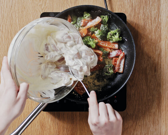 Hähnchencurry mit Brokkoli und Reis - Schritt 6