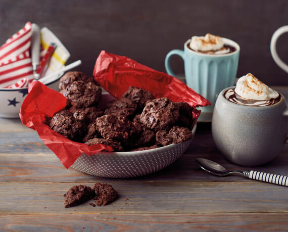 Dark Chocolate Chip Cookies