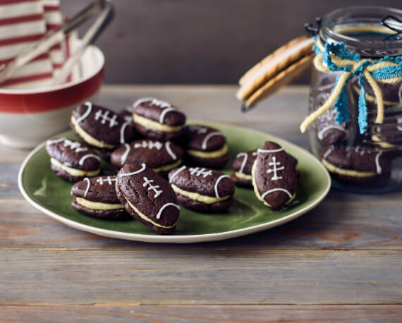 Football Whoopie Pies