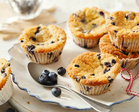 Vegane Heidelbeer-Muffins