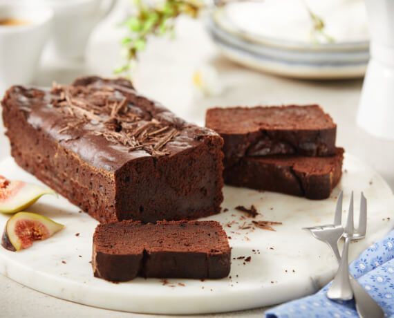 Veganer saftiger Schokokuchen