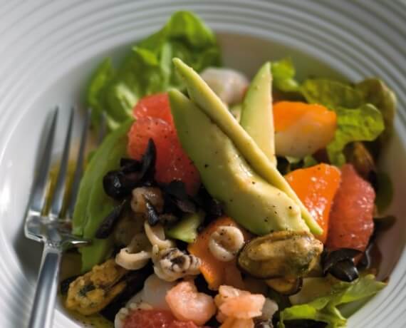 [Schnell &amp; einfach] Avocado-Grapefruit-Salat mit Meeresfrüchten | LIDL ...