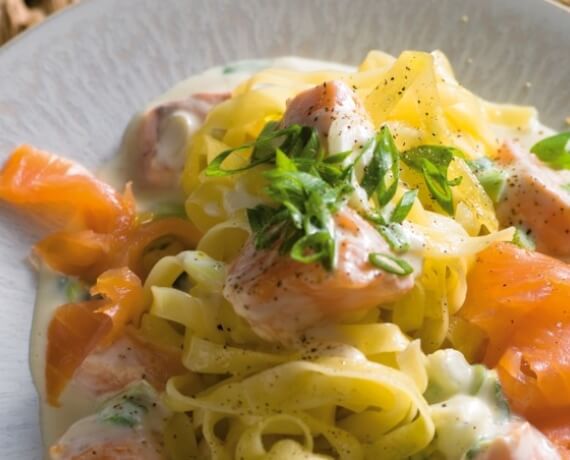 [Schnell &amp; einfach] Tagliatelle in Lachs-Sahnesoße | LIDL Kochen