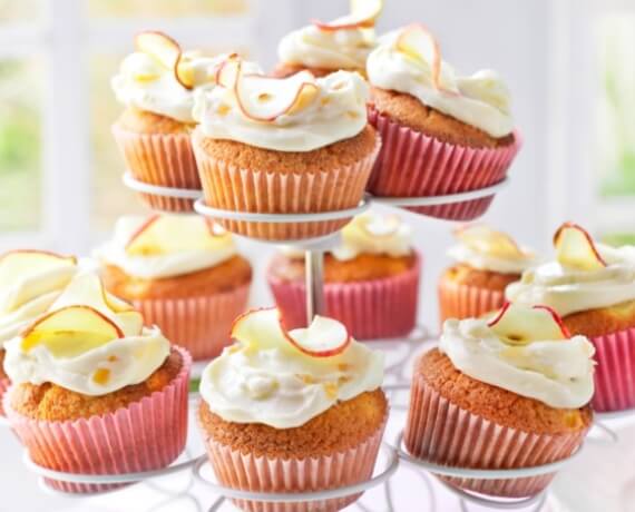 Apfel-Ingwer-Cupcakes