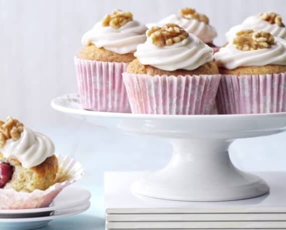 [Schnell &amp; einfach] Walnuss-Amarena-Cupcakes | LIDL Kochen