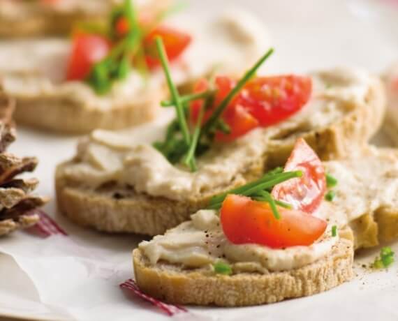 Crostini mit Forellencreme