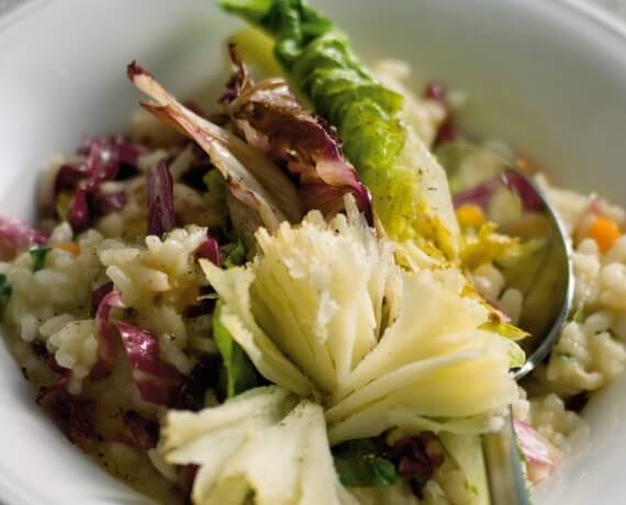 Risotto mit gebratenem Radicchio