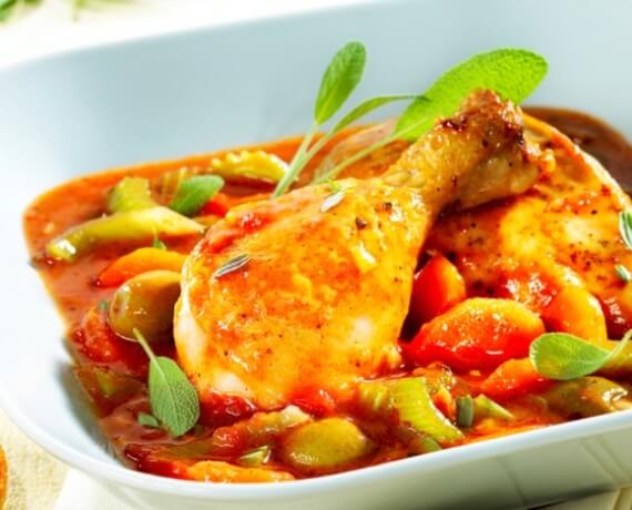 [Schnell &amp; einfach] Geschmortes Hähnchen in Tomaten-Wein-Sauce | LIDL ...