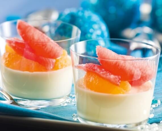 Zitronengras Panna Cotta