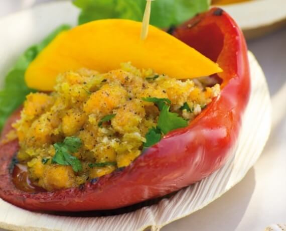 [Schnell &amp; einfach] Gegrillte Paprika mit Mangofüllung | LIDL Kochen