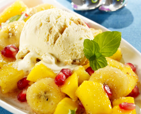 Exotischer Fruchtsalat Mit Kokossahne - Rezepte Suchen