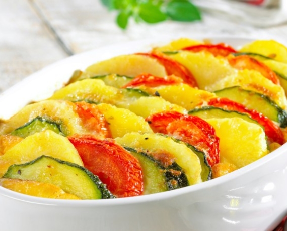 Kartoffelgratin Tricolore