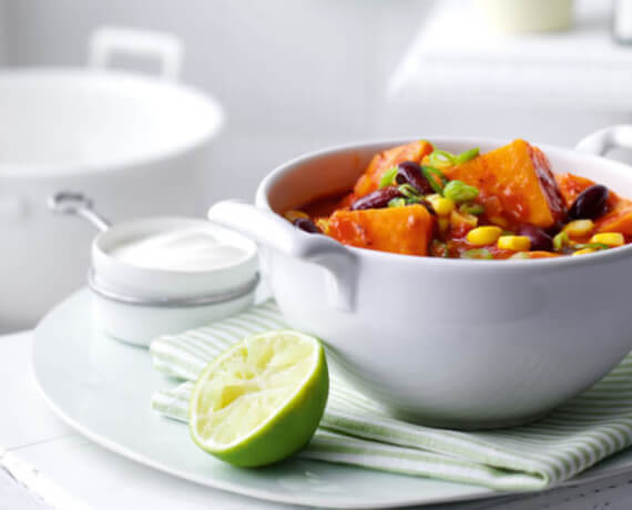 [Schnell &amp; einfach] Vegetarisches Chili mit Süßkartoffeln | LIDL Kochen