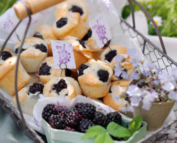 Brombeer-Friands