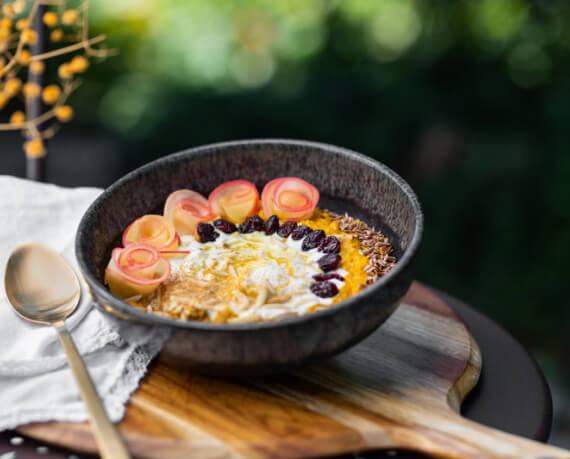 Golden Milk Apple Porridge