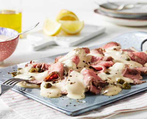 Vitello tonnato mit Roastbeef