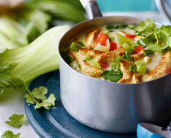 [Schnell &amp; einfach] Pak-Choi-Kokos-Suppe mit Putenstreifen | LIDL Kochen