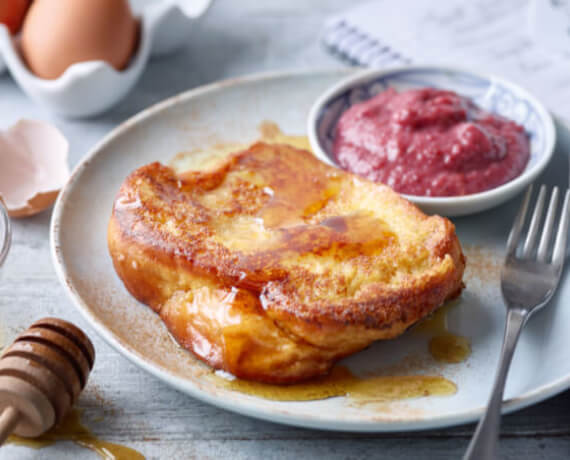 French Toast mit Cranberries-Frischkäse