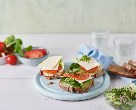 Veganes Brot mit Genießerscheiben