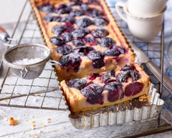 Marzipan-Kirsch-Tarte