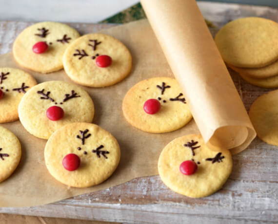 Rudolf-mit-der-roten Nase-Plätzchen