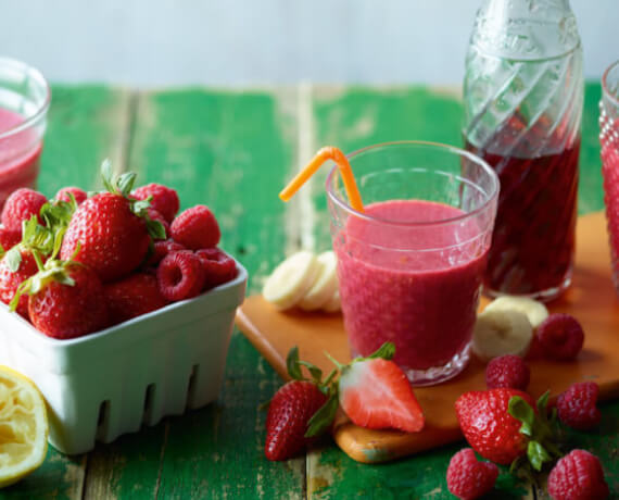 Beeren-Bananen-Smoothie