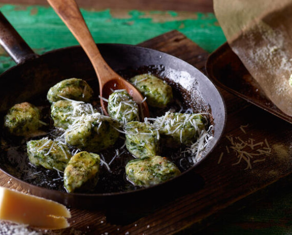 Malfatti (italienische Spinat-Nocken)