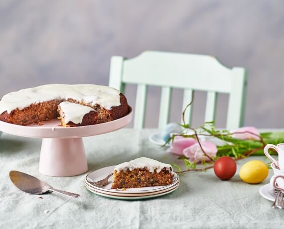 Karottenkuchen mit Frischkäse-Frosting