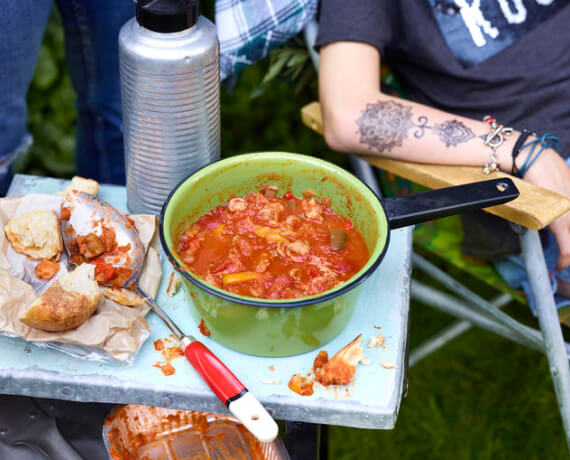 Gulasch-Paprika-Suppe mit Bier