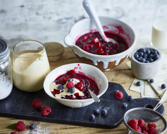 [Schnell &amp; einfach] Rote Grütze mit Vanillesauce | LIDL Kochen