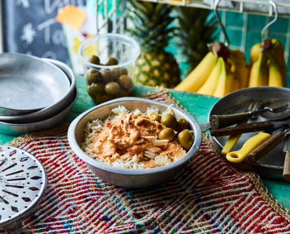 Aji de gallina – scharfes Hähnchenragout