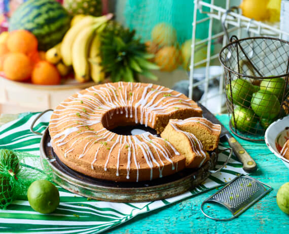 Limetten-Kokos-Kuchen