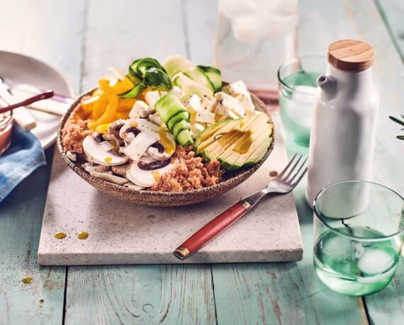 Buddha Bowl mit Quinoa