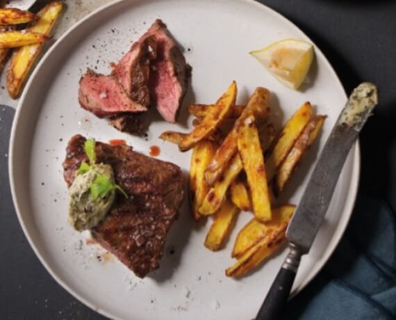 [Schnell &amp; einfach] Steak mit Pommes &amp; Kräuterbutter | LIDL Kochen
