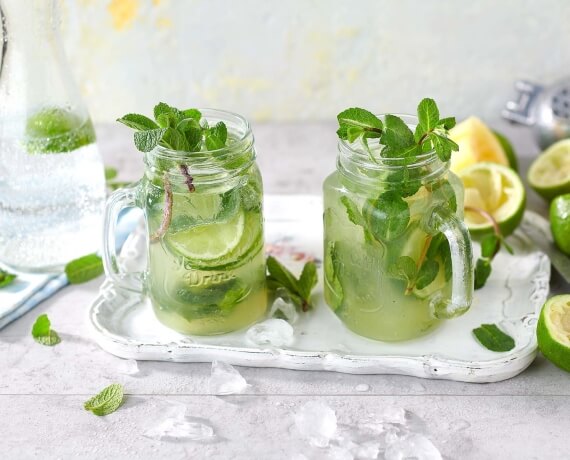 Limeade – Limetten-Limonade mit Minze