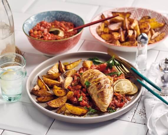 [Schnell &amp; einfach] Hähnchen Kartoffeln Tomatensoße | LIDL Kochen