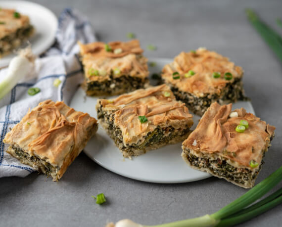 Griechische Spanakopita