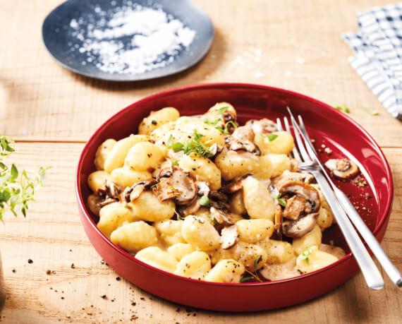 Gnocchi mit Pilzsauce