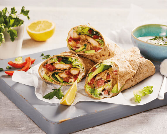 Hähnchenwraps