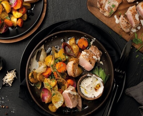 Schweinefilet mit Wurzelgemüse - Rezept | LIDL Kochen