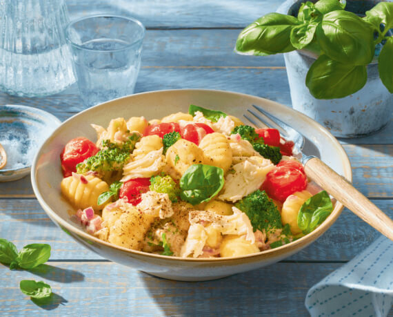 Gnocchi alla Caprese mit Brokkoli