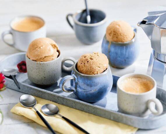 Espresso-Sahne-Eis